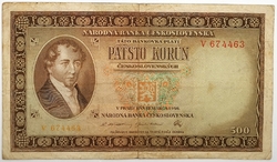 500 Kčs 1946 