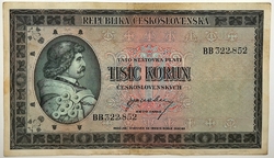 1000 Kčs 1945