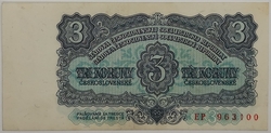 3 Kčs 1961