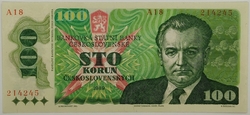 100 Kčs 1989