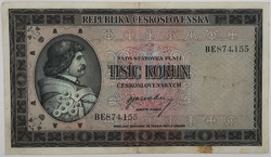 1000 Kčs 1945 