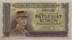 50 Kčs 1945