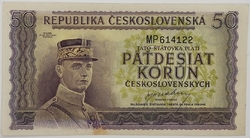 50 Kčs 1945