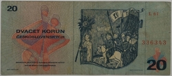20 Kčs 1970