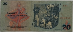 20 Kčs 1970