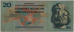 20 Kčs 1970