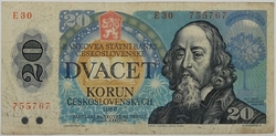 20 Kčs 1988 