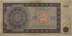 1000 Kčs 1945