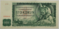 100 Kčs 1961 I. vydání