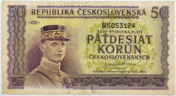 50 Kčs 1945