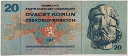 20 Kčs 1970 
