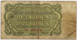 5 Kčs  1953