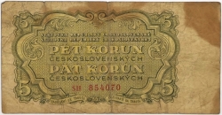 5 Kčs  1953 