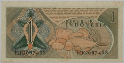Indonésie - 1 Rupiah 1961
