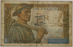 France - 10 Francs 1944