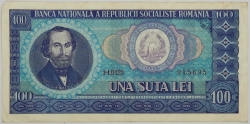 Romania - 100 Lei 1966