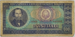 Romania - 100 Lei 1966