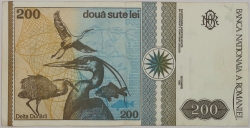 Romania - 200 Lei 1992
