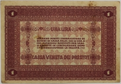 Italy - 1 Lira 1918  