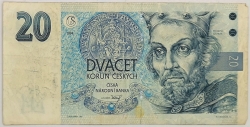 20 Kč 1994 (proužek vpravo) 