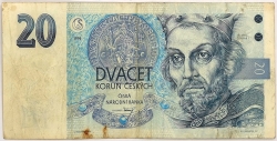 20 Kč 1994 (proužek vpravo) 