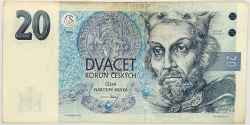20 Kč 1994 (proužek vpravo) 