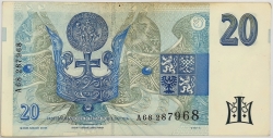 20 Kč 1994 (proužek vpravo) 