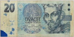 20 Kč 1994 (proužek vlevo)