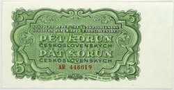 5 Kčs  1953