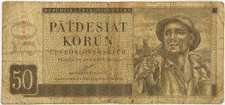 50 Kčs 1950 