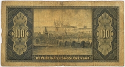 100 Kčs 1945