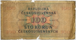 100 Kčs 1945
