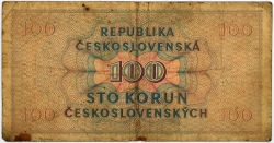 100 Kčs 1945