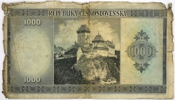 1000 Kčs 1945 
