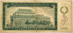 5000 Kčs 1945
