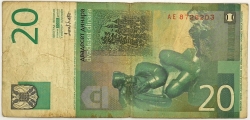 Yugoslavia - 20 Dinara 2000