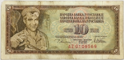 Yugoslavia - 10 Dinara 1978