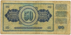 Yugoslavia - 50 Dinara 1968