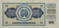 Yugoslavia - 50 Dinara 1968