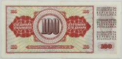 Yugoslavia - 100 Dinara 1978 
