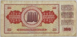 Yugoslavia - 100 Dinara 1986