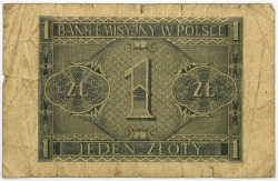 Poland - 1 Zloty 1941