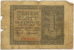 Poland - 1 Zloty 1940