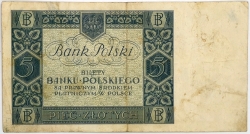 Poland - 5 Zlotych 1930