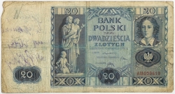 Poland - 20 Zlotych 1936