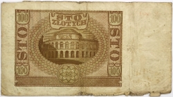 Poland - 100 Zlotych 1940