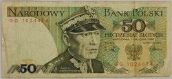Poland - 50 Zlotych 1988