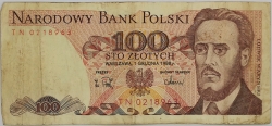 Poland - 100 Zlotych 1988