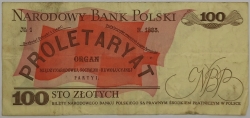 Poland - 100 Zlotych 1986