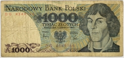 Poland - 1000 Zlotych 1982